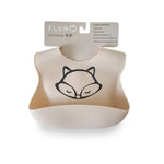 PLUM Silicone Bib Fox - Sand - Bubba Blue Australia