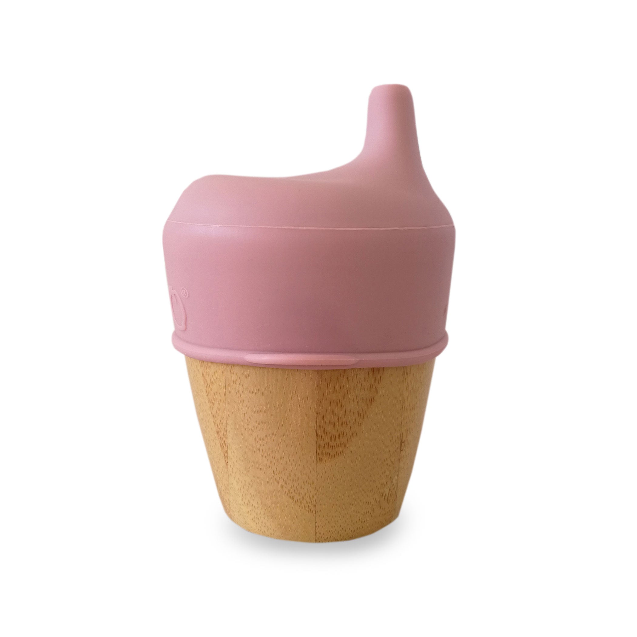 Plum Bamboo and Silicone Sippy Cup - Dusty Berry