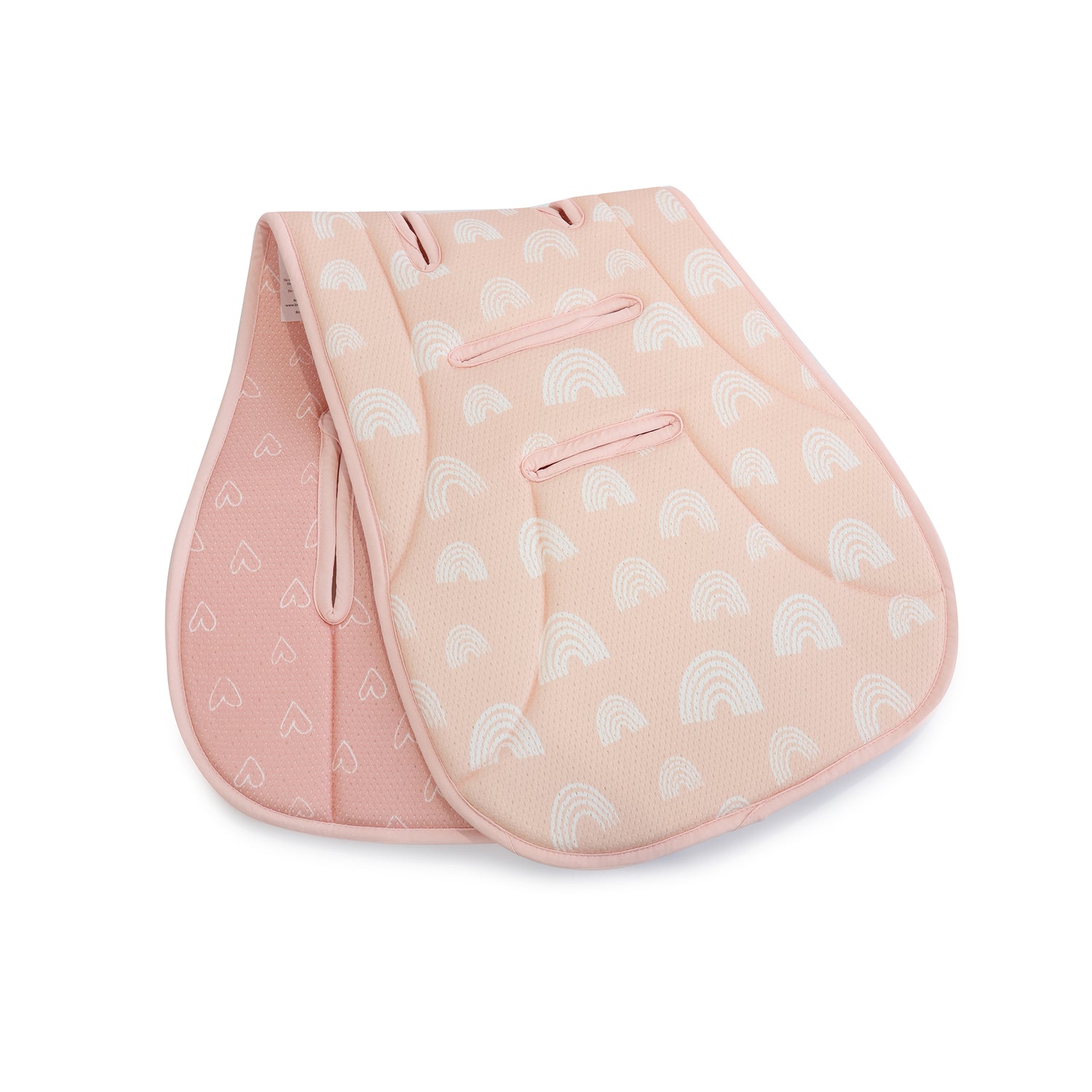 Nordic AIR+ Reversible Pram Liner - Berry/Rose
