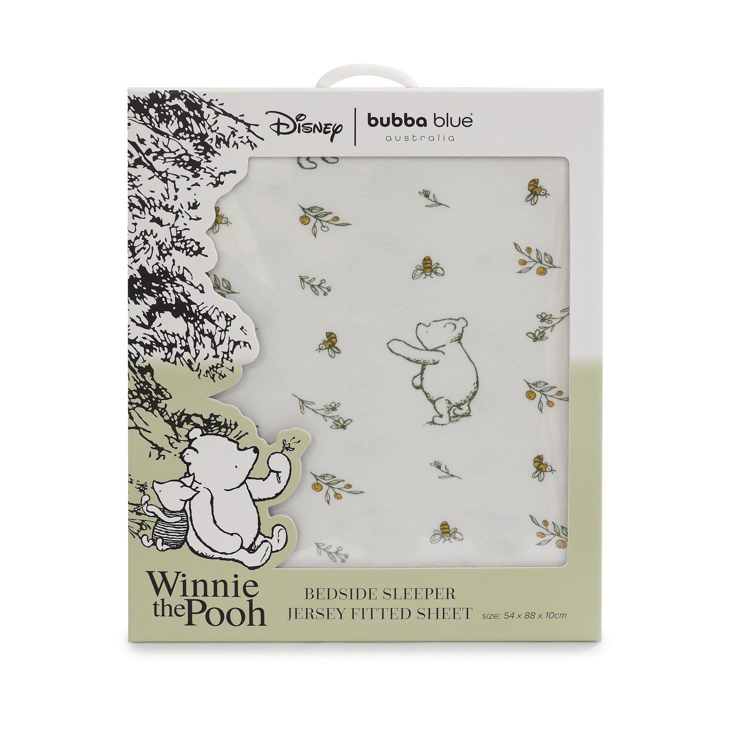 Disney Classic Pooh Co Sleeper/Bedside Sleeper Fitted Sheet