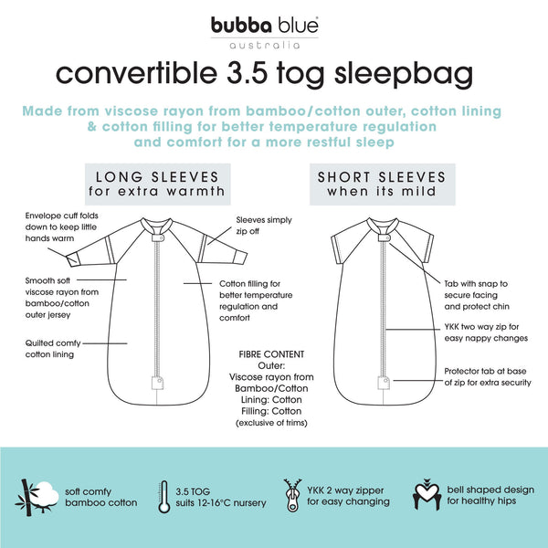 Nordic 3.5 TOG Convertible Sleep Bag - Denim