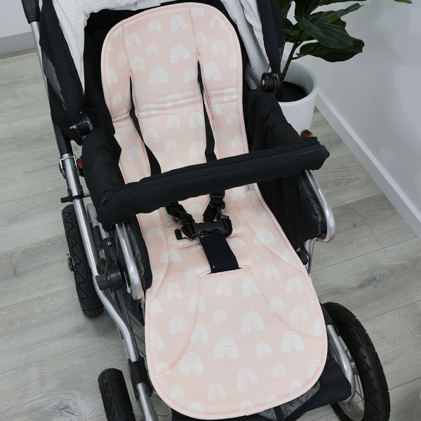 Nordic AIR+ Reversible Pram Liner - Berry/Rose