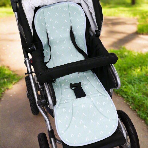 Nordic AIR+ Reversible Pram Liner - Sky/Mint