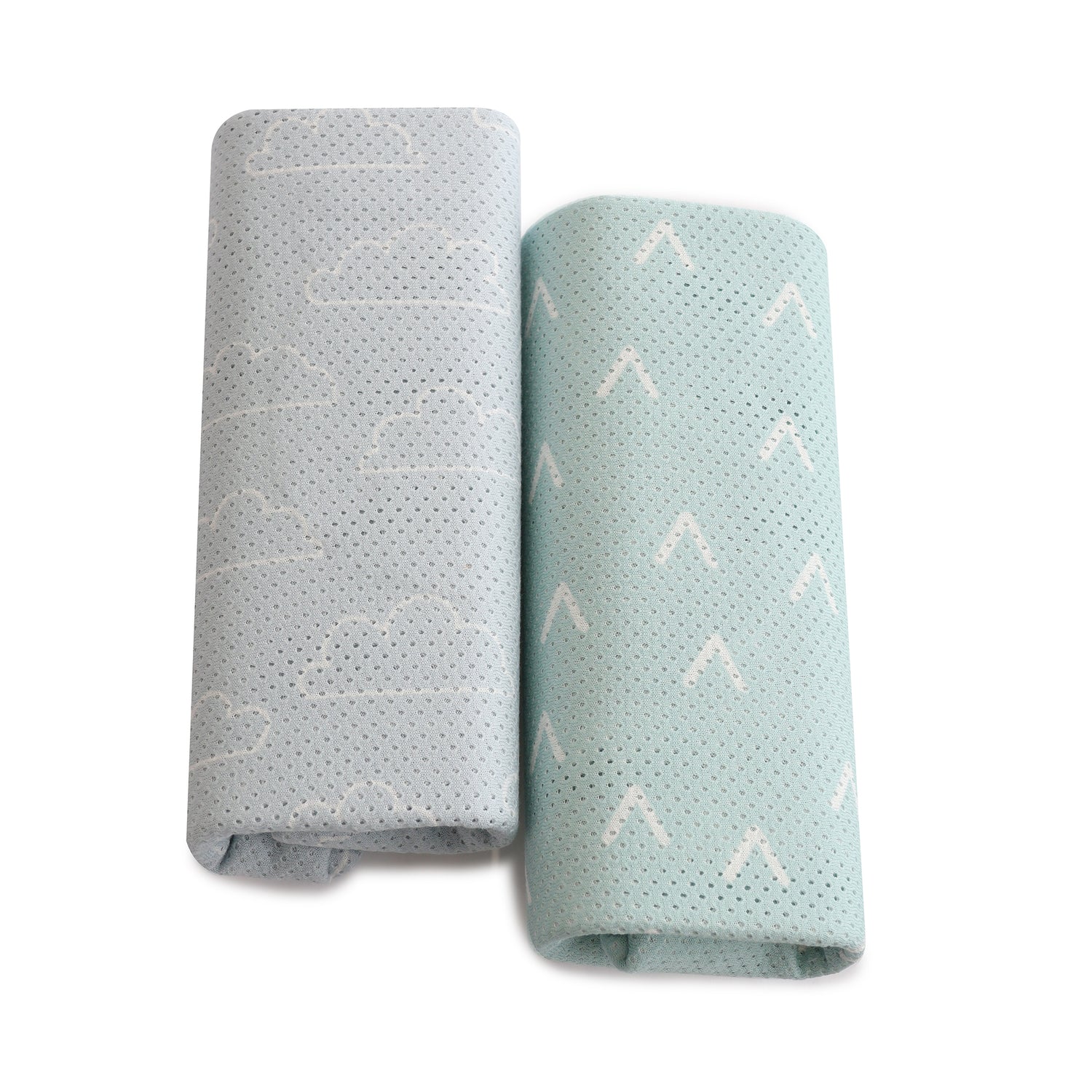 Nordic 2pk AIR+ Mesh Nursing Scarf Sky/Mint