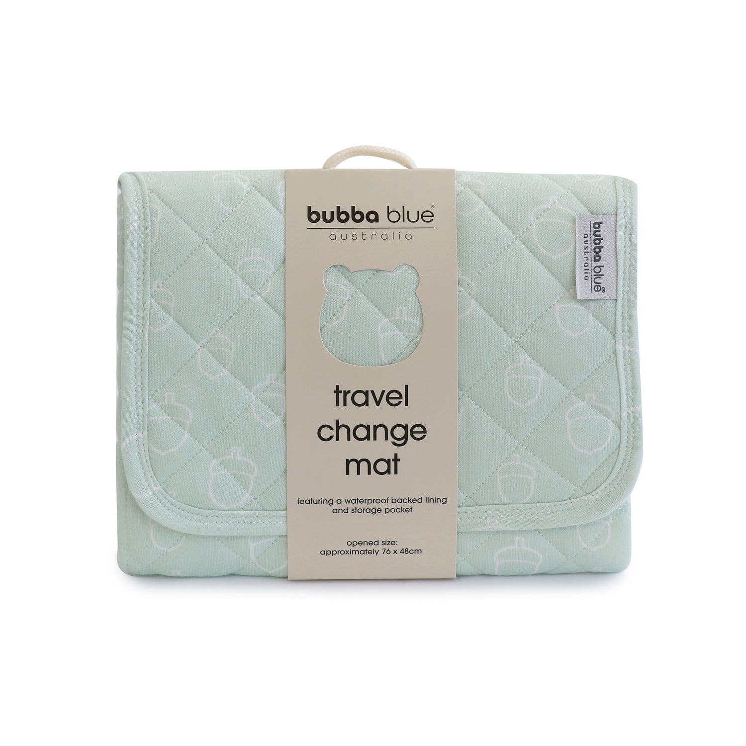Nordic Travel Change Mat - Avocado Plus FREE Jungle Face Washers