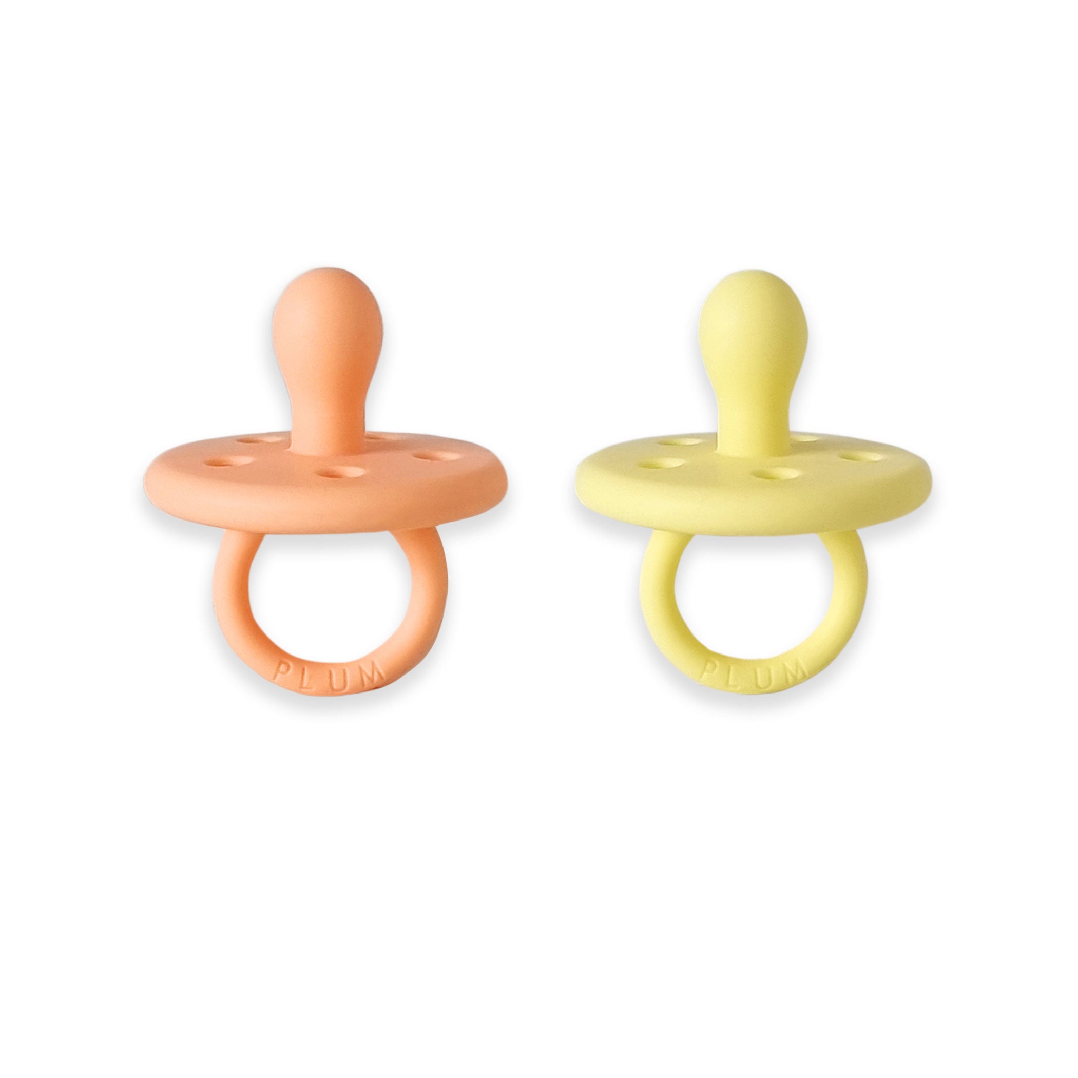 PLUM 2PK Sorbet Silicone Soothers - Mango/Lemon