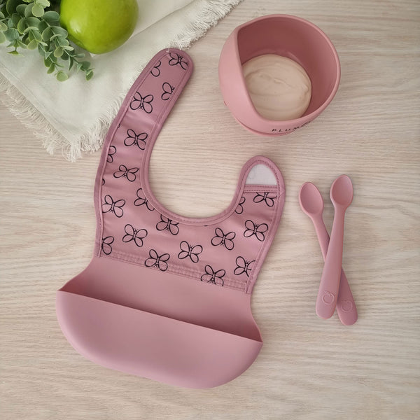PLUM 4PC First Foods Starter Set - Dusty Berry