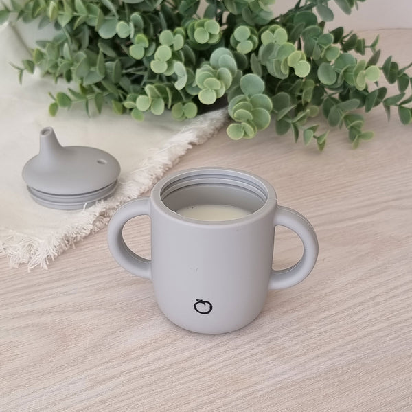 Plum Silicone Sippy Cup - Ash