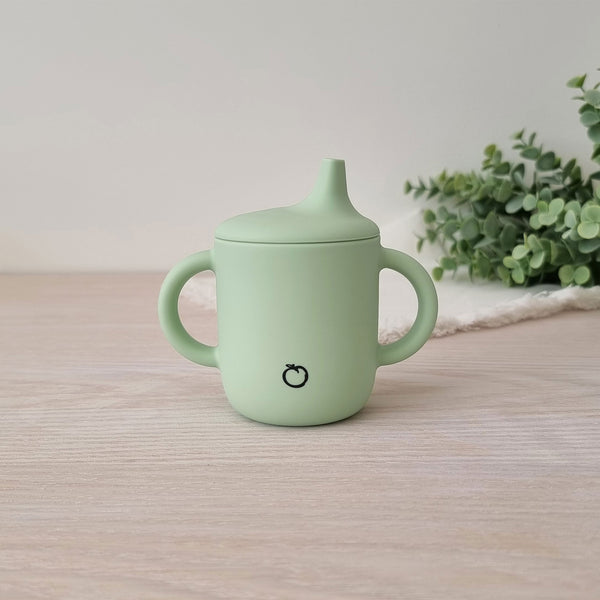 Plum Silicone Sippy Cup - Olive