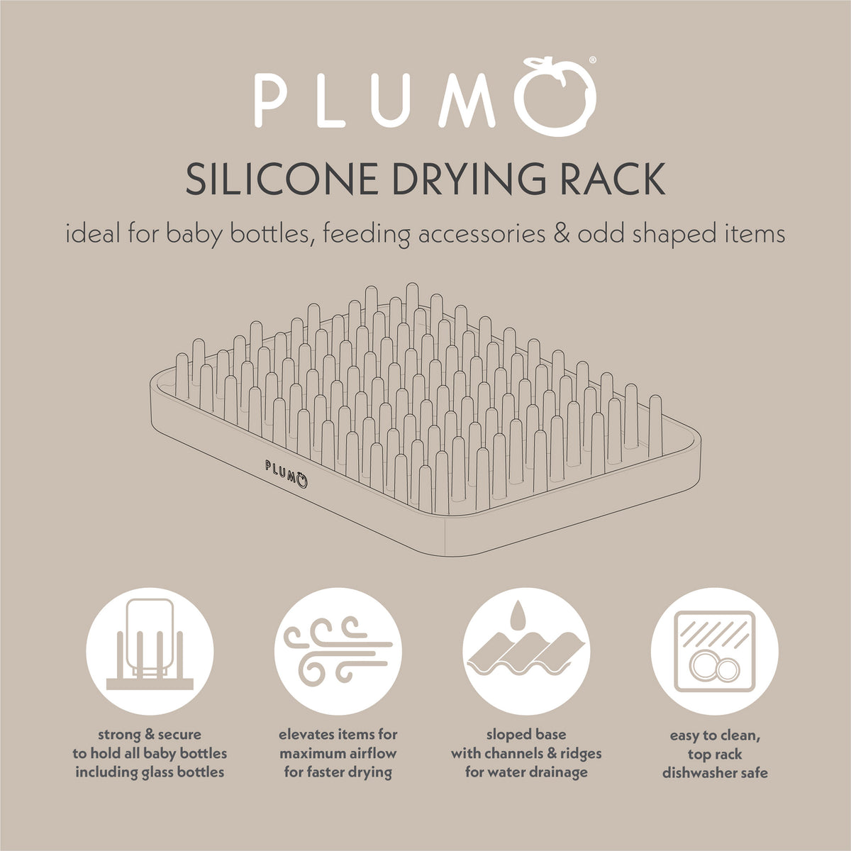Silicone Drying Racks | Kitchen Sink Hedgehog, Bottle Dryer, Sink Rack ...