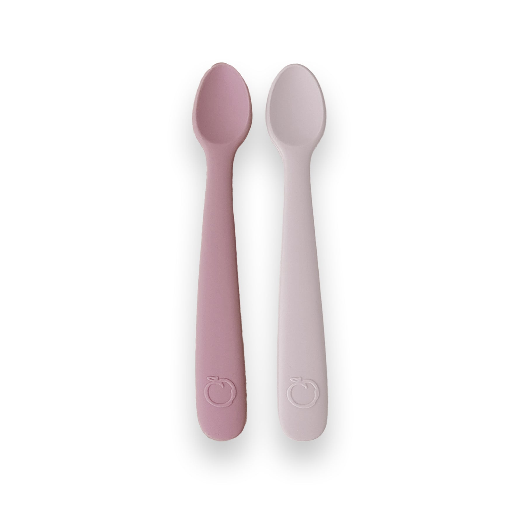 PLUM 2 Pack First Feeding Spoons - Dusty Berry & Rose - Bubba Blue Australia
