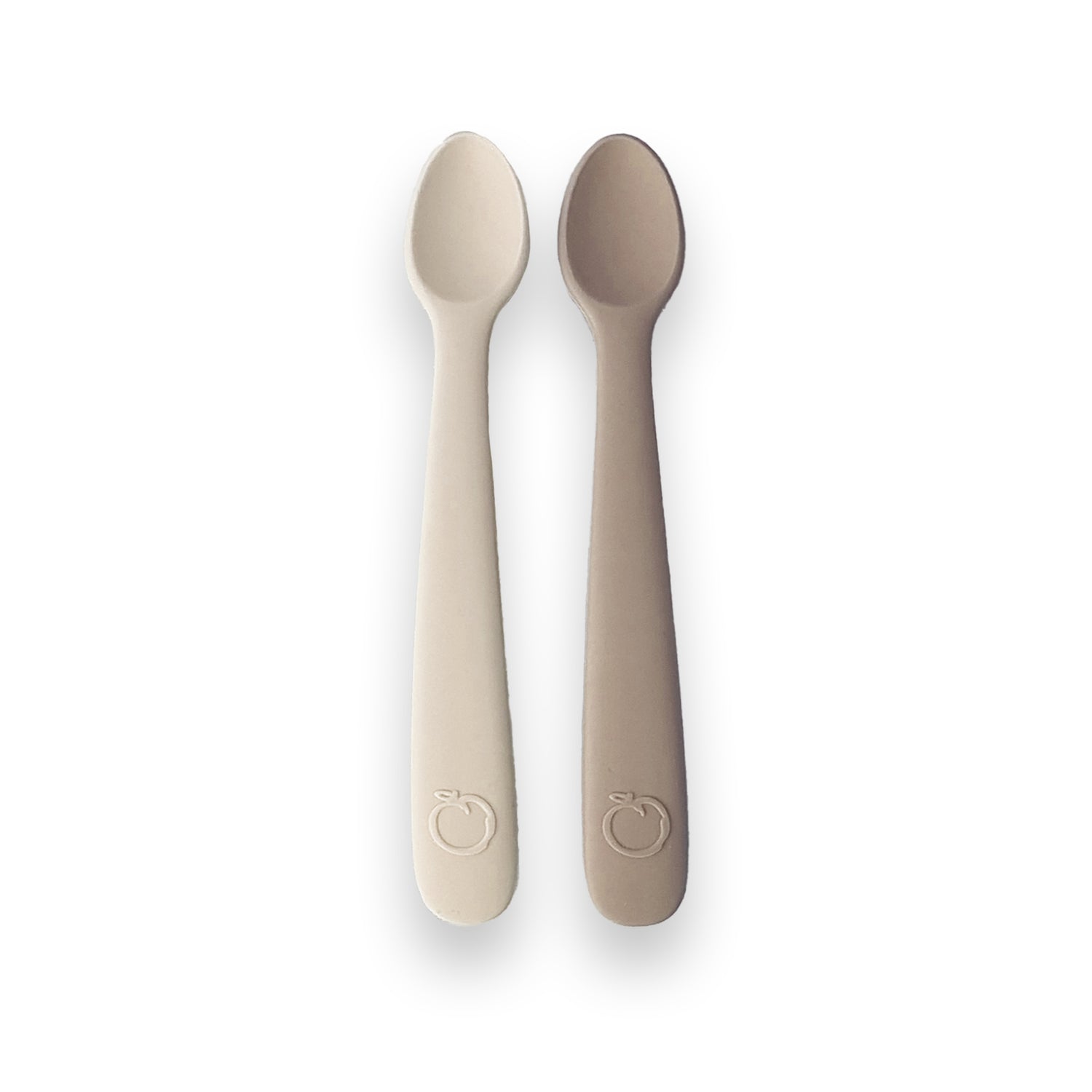 PLUM 2 Pack First Feeding Spoons - Sand & Nutmeg