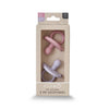 PLUM Silicone Soothers & Connector Bundle - Berry (0-6M)