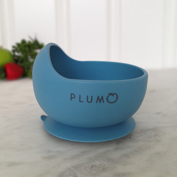Plum Silicone Duck Egg Bowl - Teal