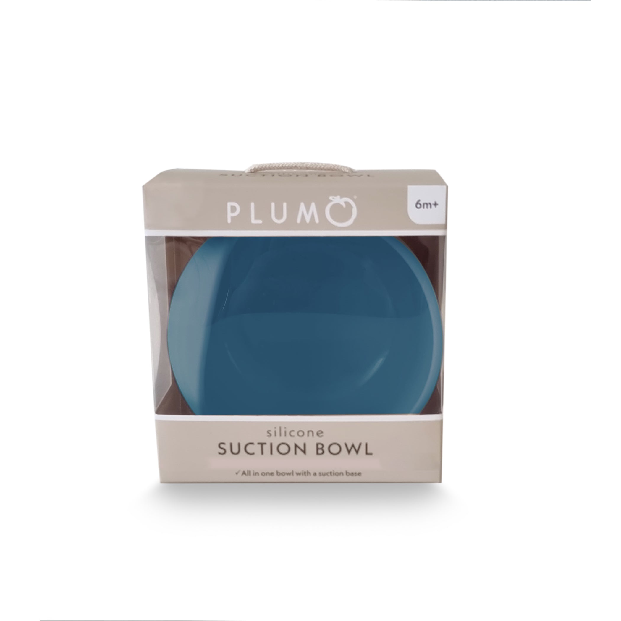 Plum Silicone Duck Egg Bowl - Teal