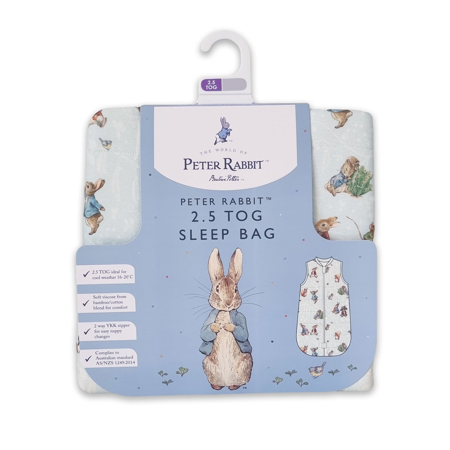 Peter Rabbit & Benjamin Bunny 2.5 TOG Sleep Bag