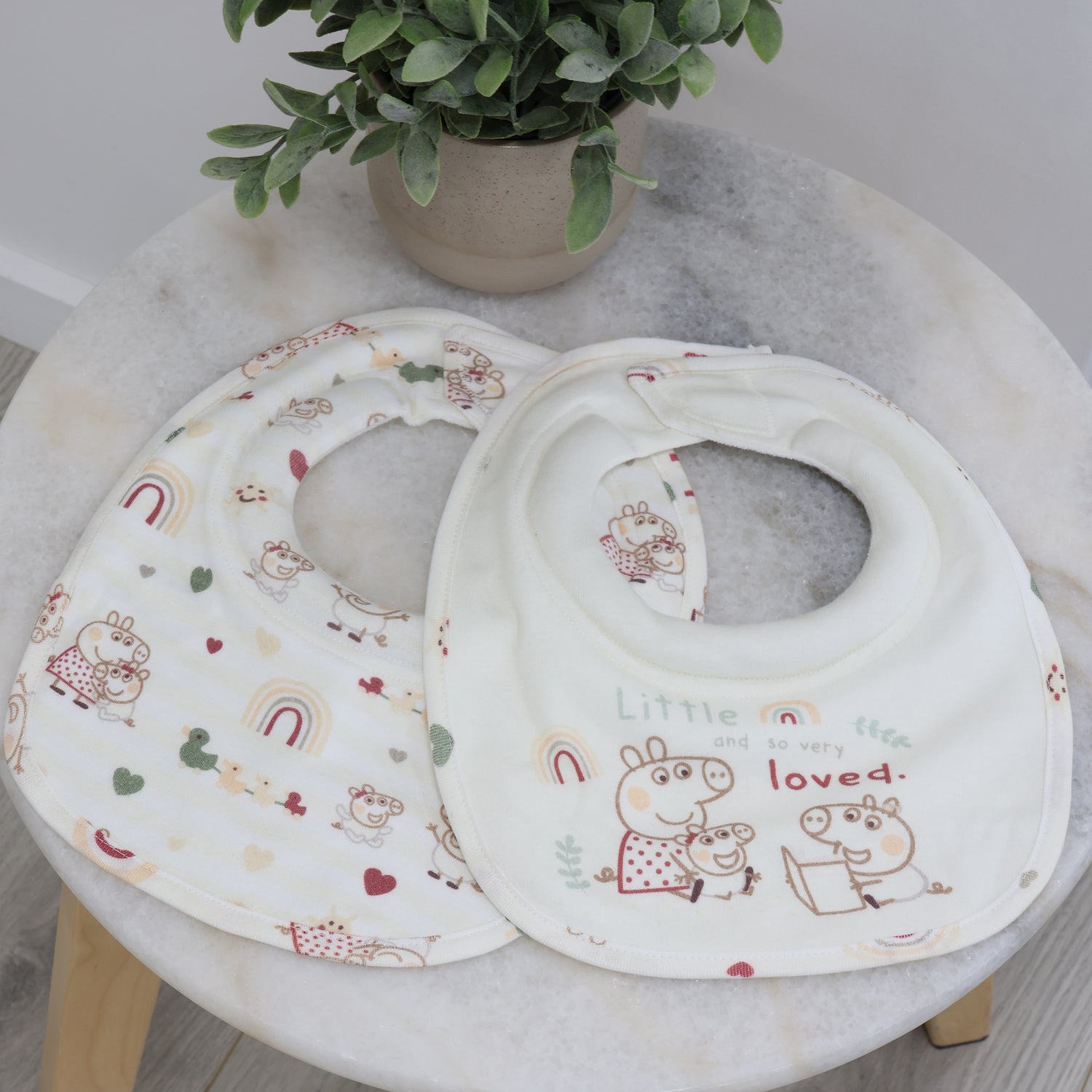 Peppa Pig 2pk Dribble Bibs