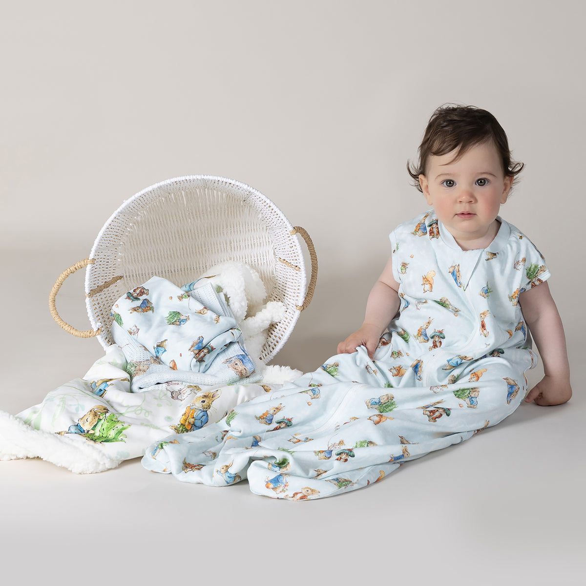 Peter Rabbit & Benjamin Bunny 0.7 TOG Sleep Bag - Bubba Blue Australia