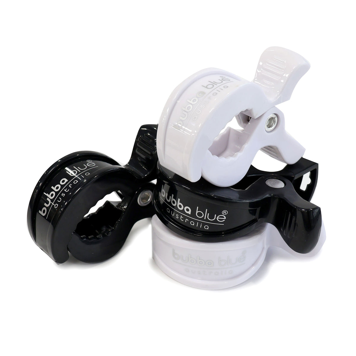 Safe-O-Kid- Metal Non-Slip Buggy/Pram Clips- Black (Pack of 1)