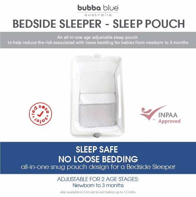 Nordic 2.5 TOG Sleep Pouch Co Sleeper/Bedside Sleeper - Sand