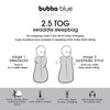 Nordic 2.5 TOG Swaddle Sleep Bag - Charcoal