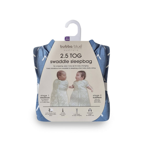 Nordic 2.5 TOG Swaddle Sleep Bag - Denim