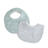 Nordic 2pk Dribble Bibs Dusty Sky/Mint