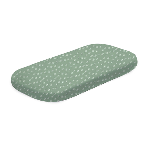 Nordic 2pk Jersey Co-sleeper Fitted Sheets Avocado/Forest