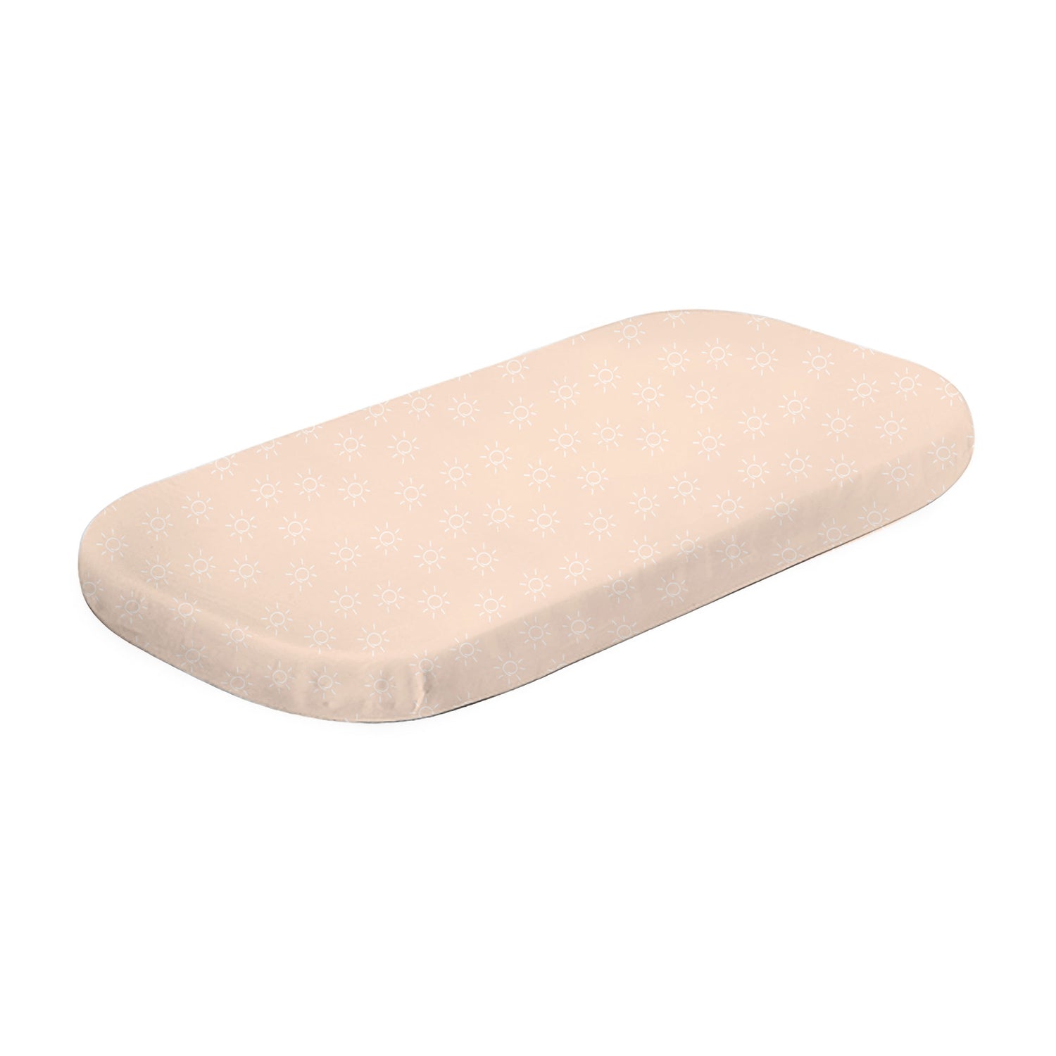 Nordic 2pk Jersey Co Sleeper/Bedside Sleeper Fitted Sheets Peach/Lilac