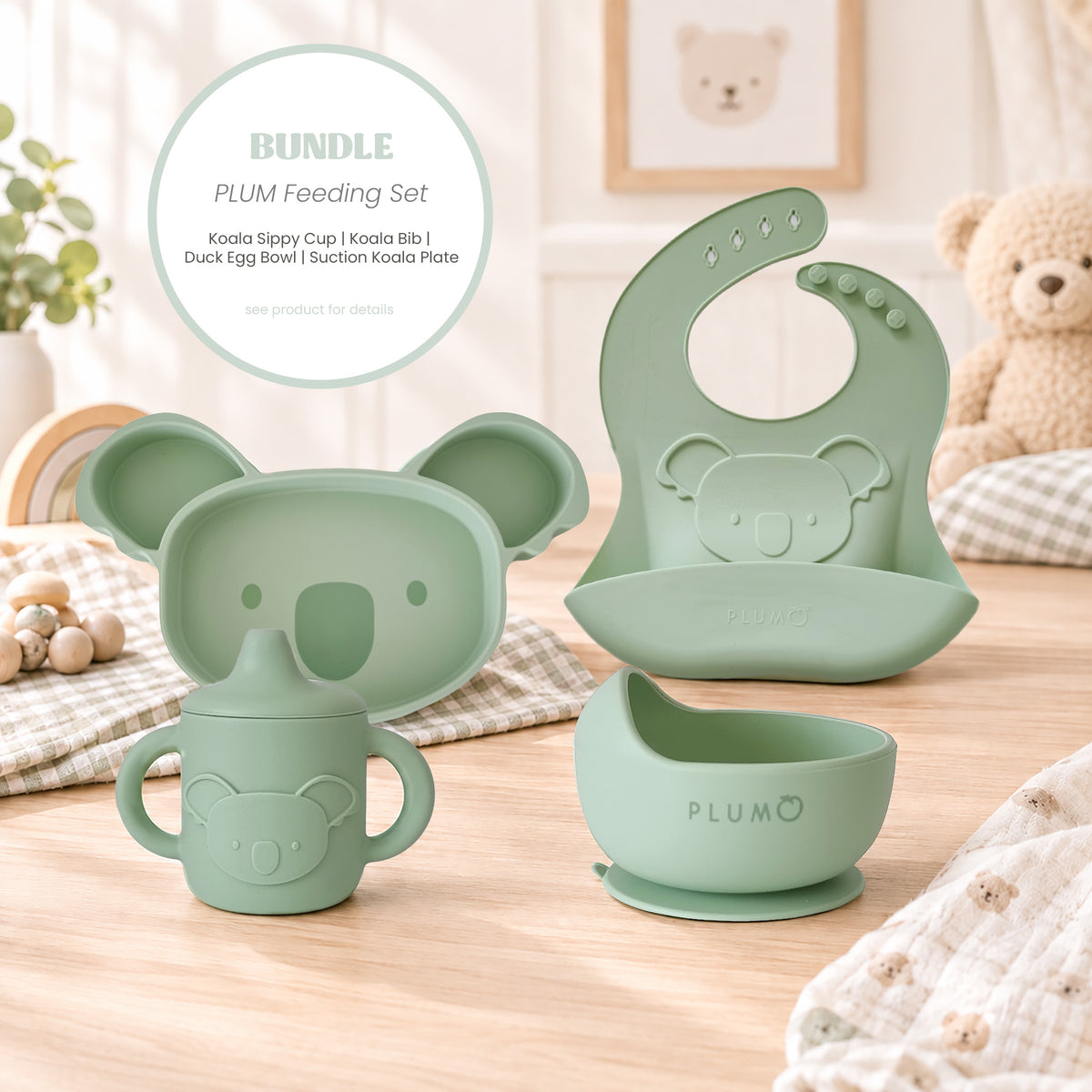 Plum Feeding Bundle - Olive