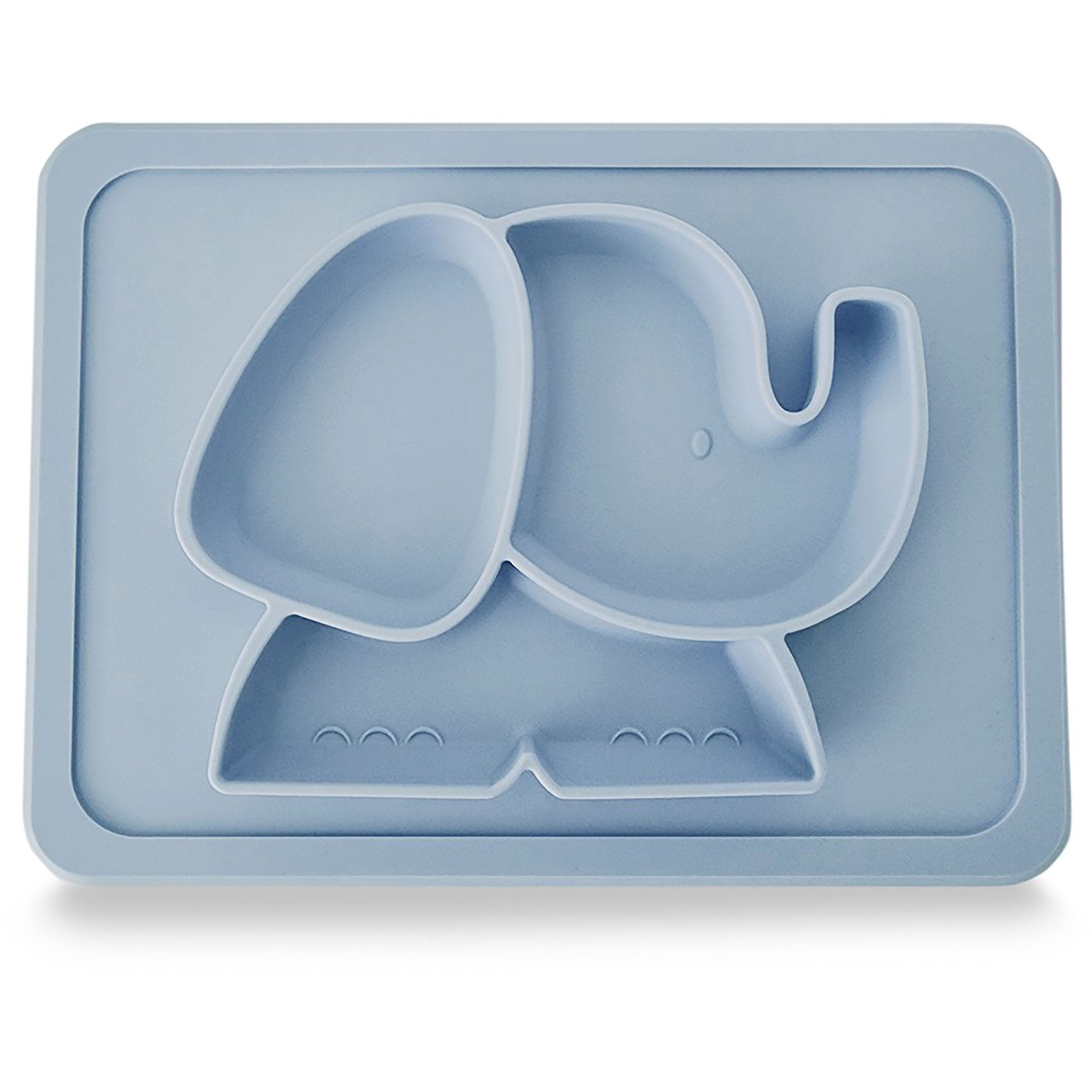 Plum Silicone Sippy Cup & Suction Plate Bundle - Blue