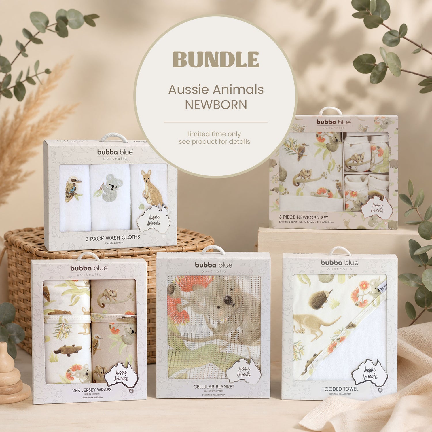 Aussie Animals Newborn Bundle
