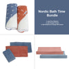 Nordic Bath Time Bundle Denim/Clay