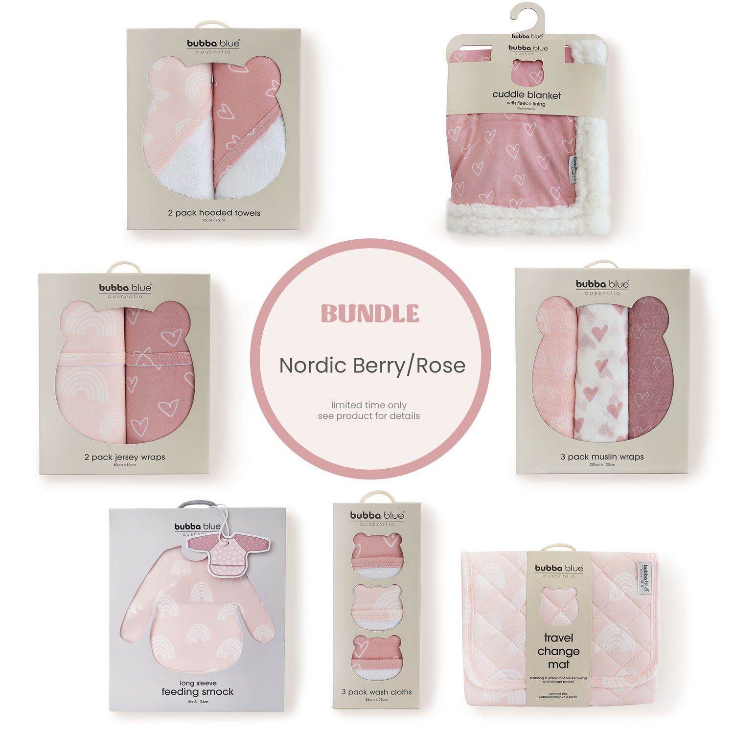 Nordic Bundle - Berry/Rose
