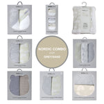 Nordic Co Sleeper/Bedside Sleeper Combo - Grey/Sand - Bubba Blue Australia