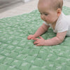 Nordic Reversible Cot Quilt/Playmat Avocado/Forest