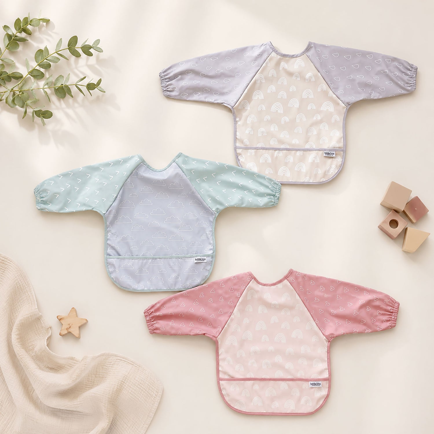 2x Nordic Smock Bibs Bundle