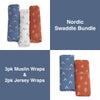 Nordic Swaddle Bundle Denim/Clay