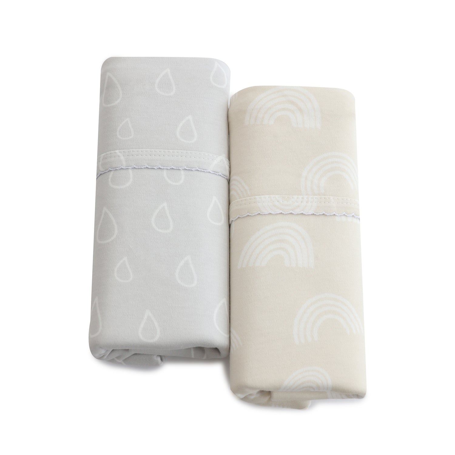 Nordic 2pk Jersey Wrap Grey/Sand