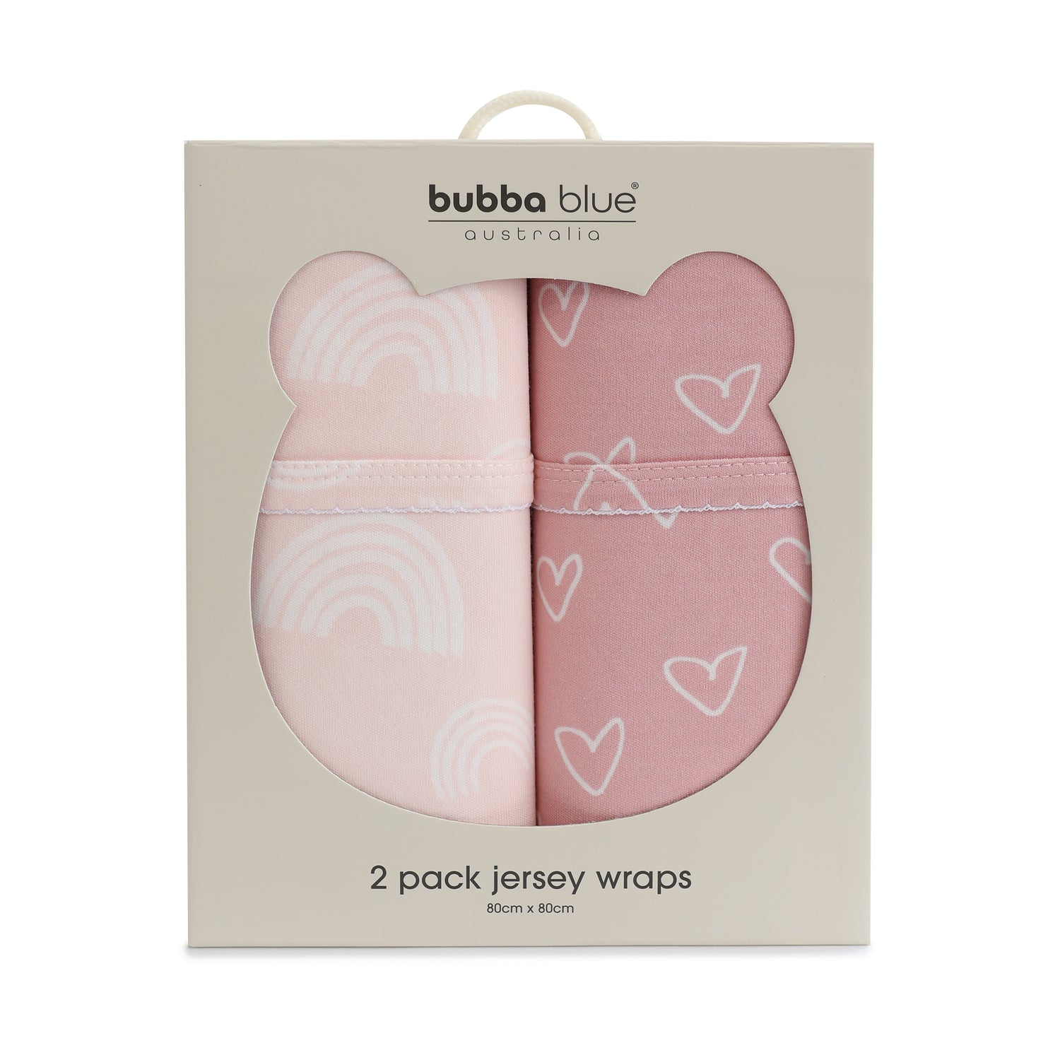 Nordic 2pk Jersey Wrap Dusty Berry/Rose