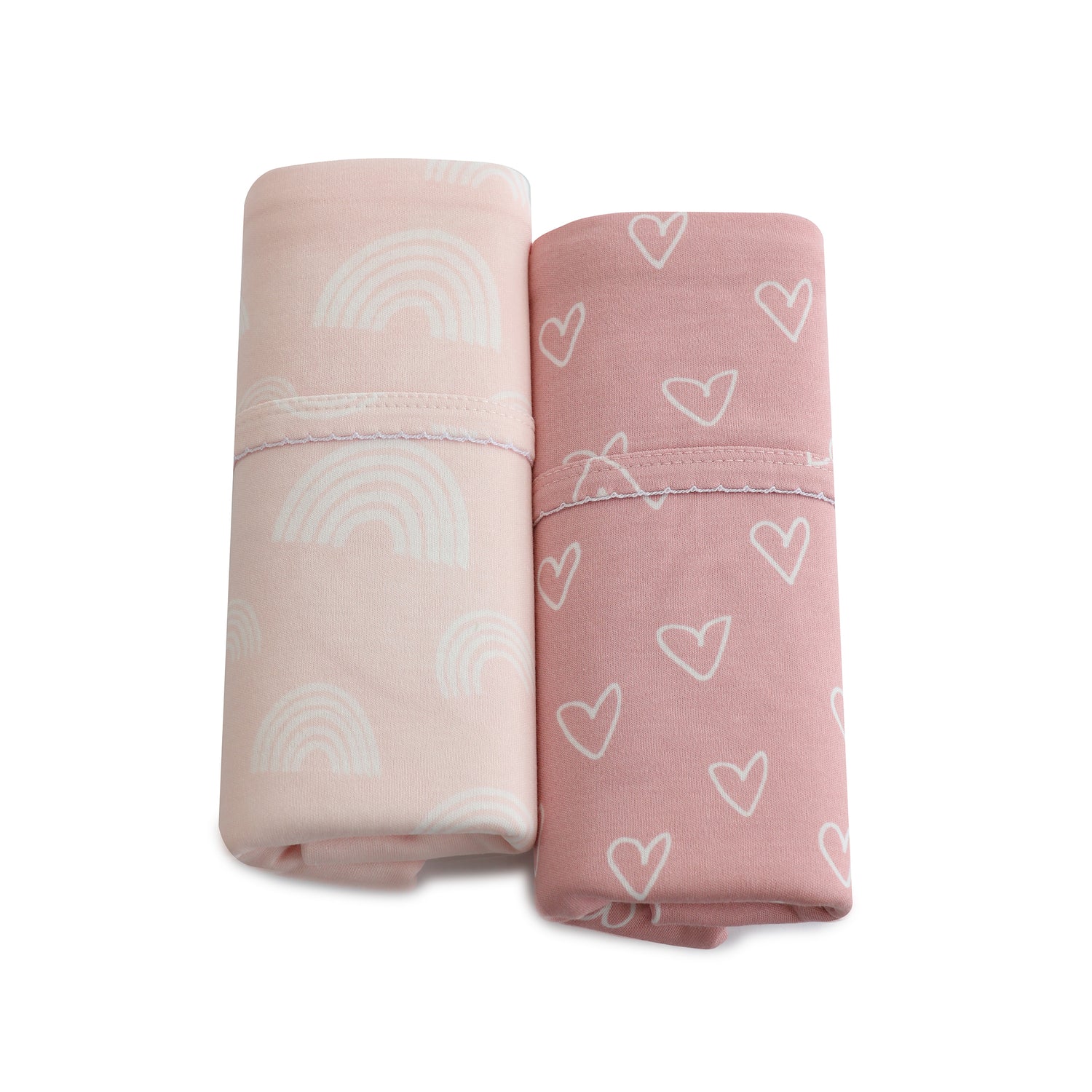 Nordic 2pk Jersey Wrap Dusty Berry/Rose