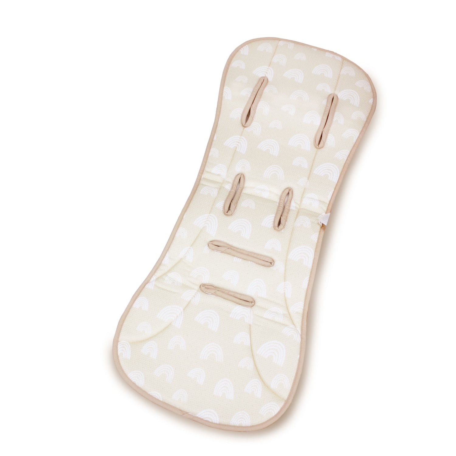 Nordic AIR+ Reversible Pram Liner - Sand/Nutmeg