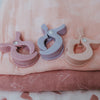 4pk Pram Clips Girl Pack - Dusty Berry/Salmon/Lilac/Olive