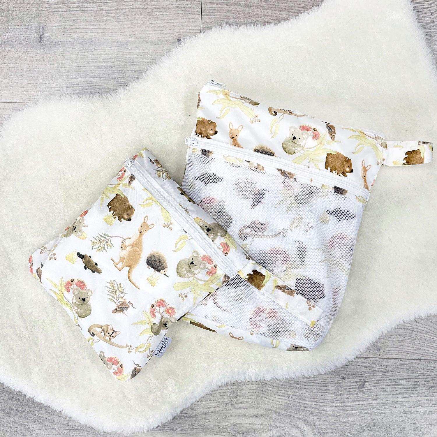 Aussie Animals 2pk Wet/Dry Bags Bundle - 25x28cm & 30x35cm