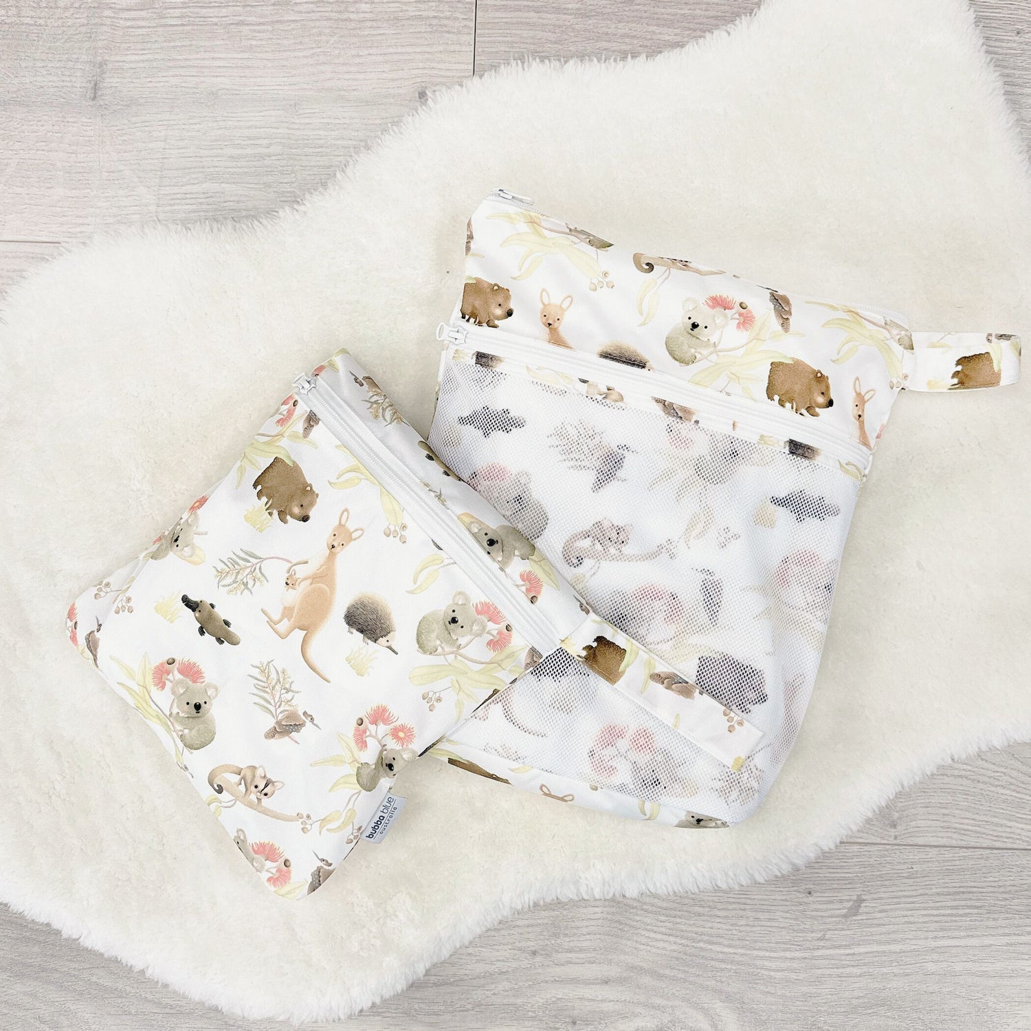 Aussie Animals 2pk Wet/Dry Bags Bundle - 25x28cm & 30x35cm