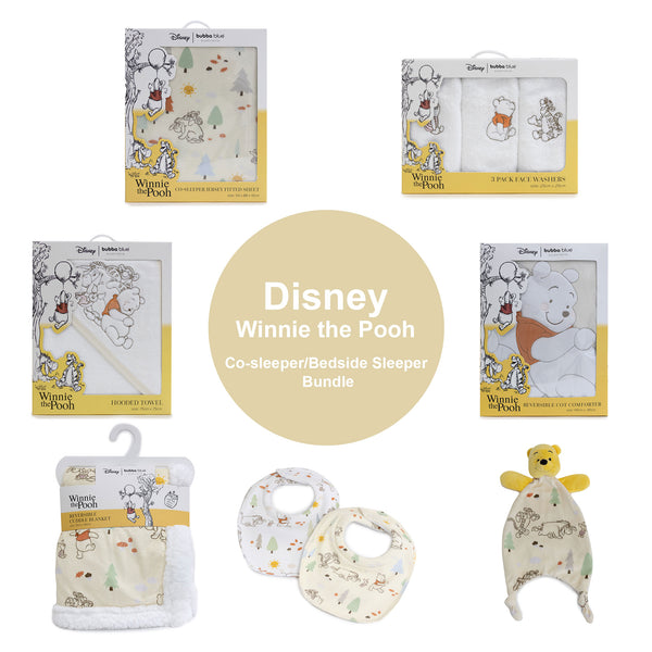Disney Winnie the Pooh Co Sleeper/Bedside Sleeper Bundle