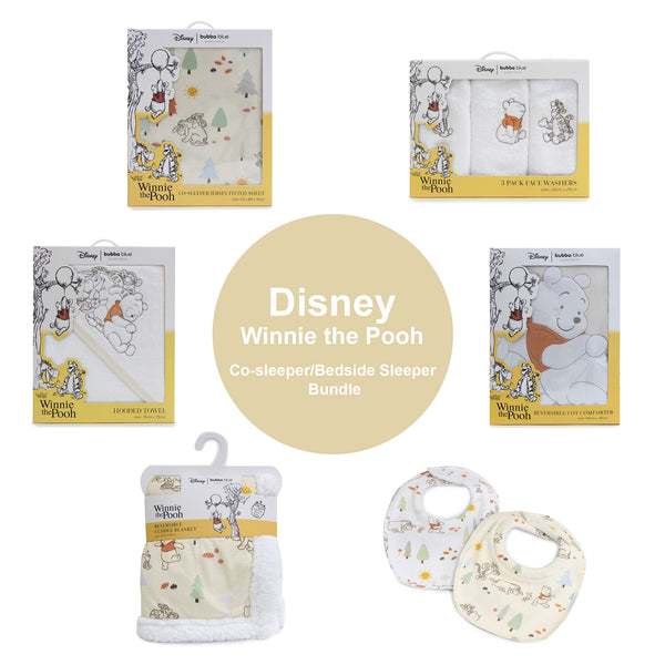 Disney Winnie the Pooh Co Sleeper/Bedside Sleeper Bundle