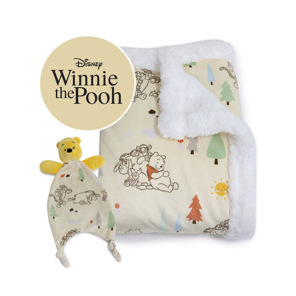 Disney Winnie the Pooh Bundle - Blanket & Comforter Toy