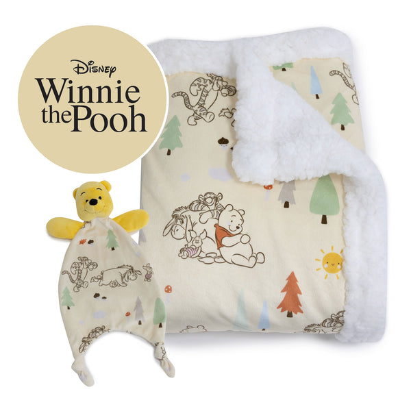 Disney Winnie the Pooh Bundle - Blanket & Comforter Toy
