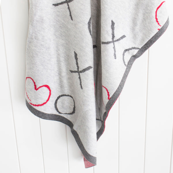 Silver Mist Bamboo Knit Blanket